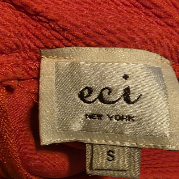 Eci Bold Retro Print Knee Length Dress Size Small - Picture 3 of 5